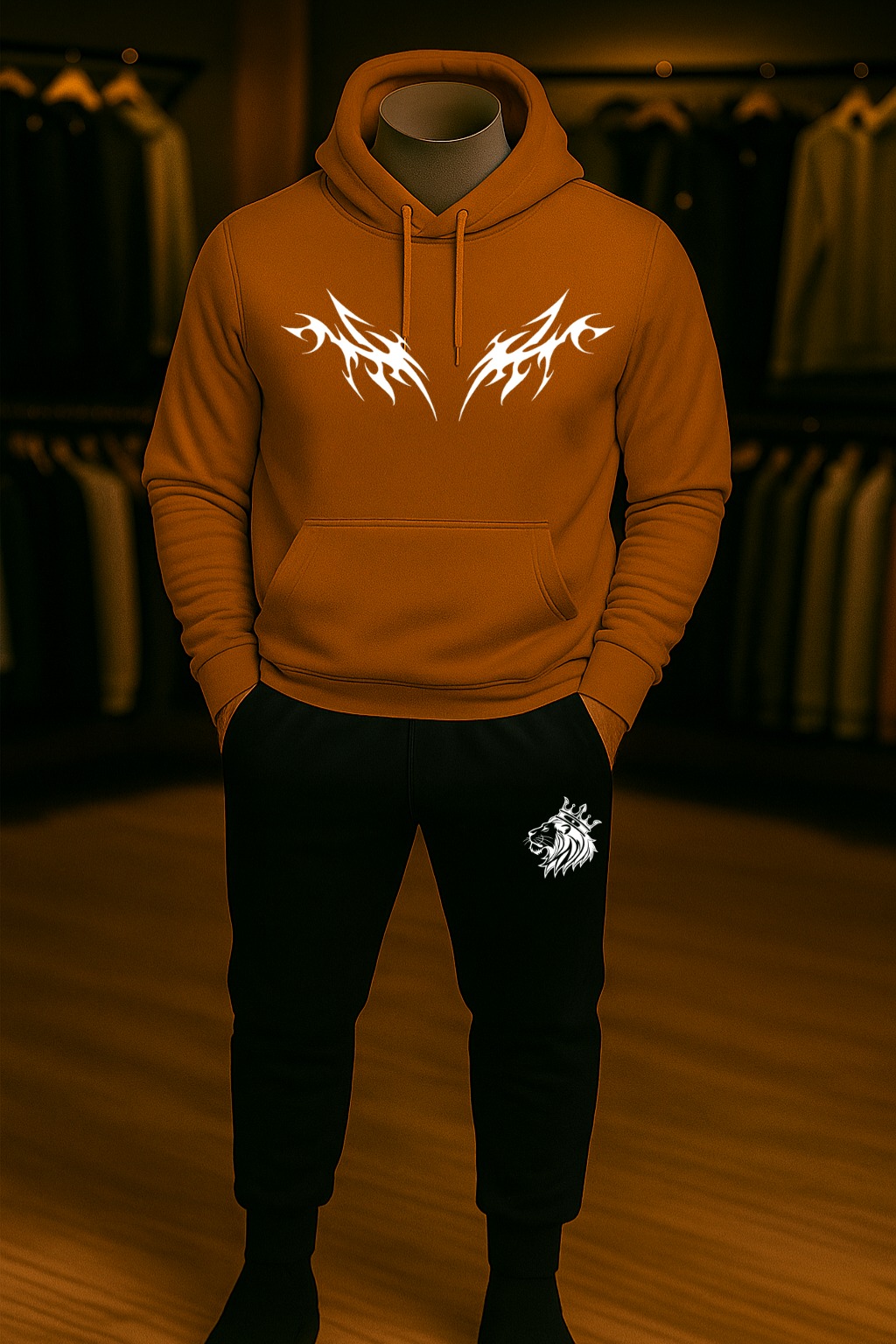 2 in 1 Men\'s Hoodie Tracksuit