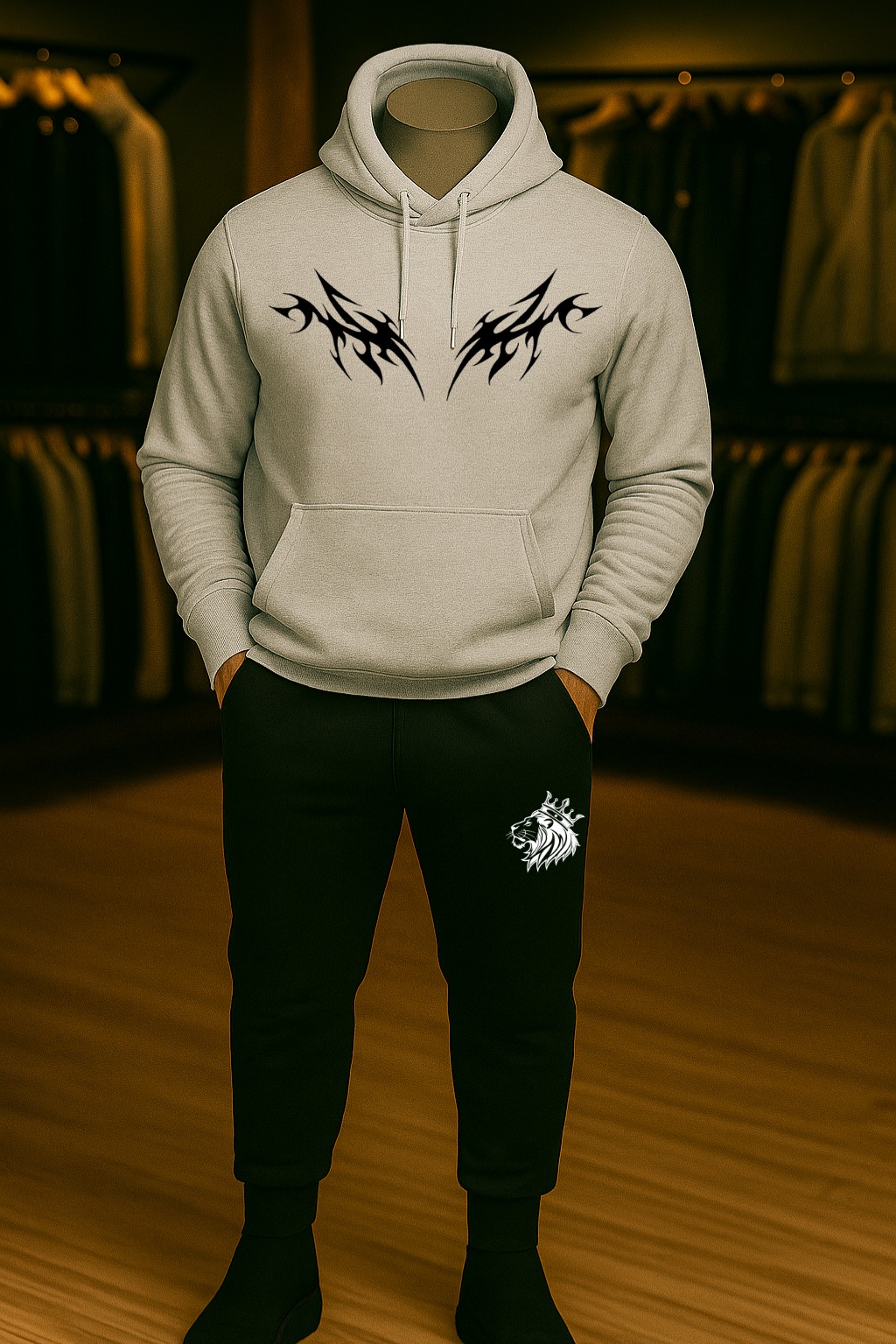 2 in 1 Men\'s Hoodie Tracksuit