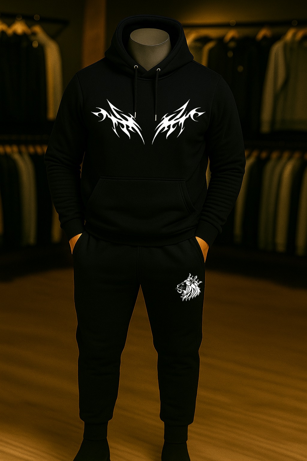 2 in 1 Men\'s Hoodie Tracksuit